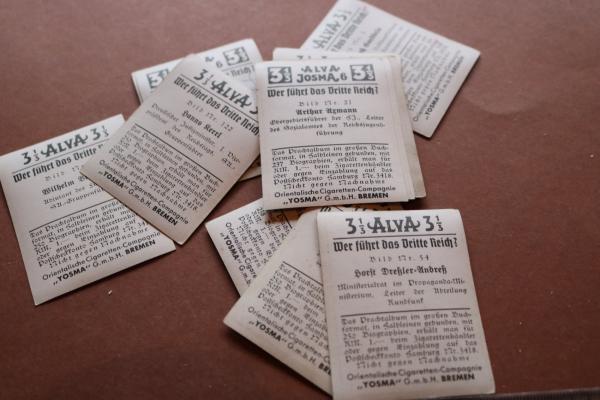 14 seltene Sammelbilder - Wer führt das Dritte Reich ?